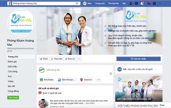 Giải pháp Marketing Online cho phòng khám - Tạo Fanpage Cho Phòng Khám