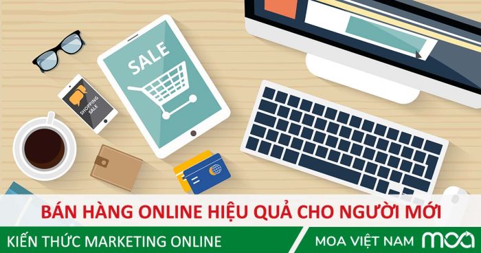 bán hàng online hiệu quả người mới