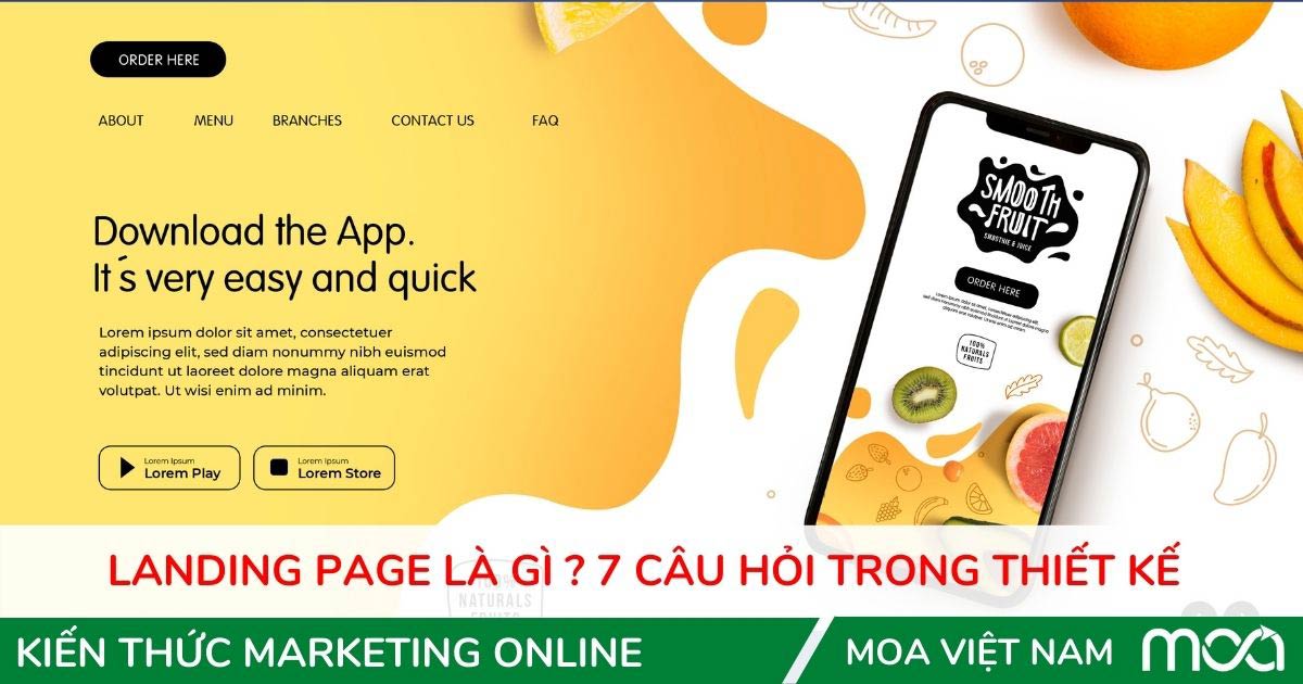 7 Câu hỏi trong thiết kế Landing Page 7 Câu hỏi trong thiết kế Landing Page