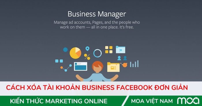 Cách xóa tài khoản business facebook đơn giản