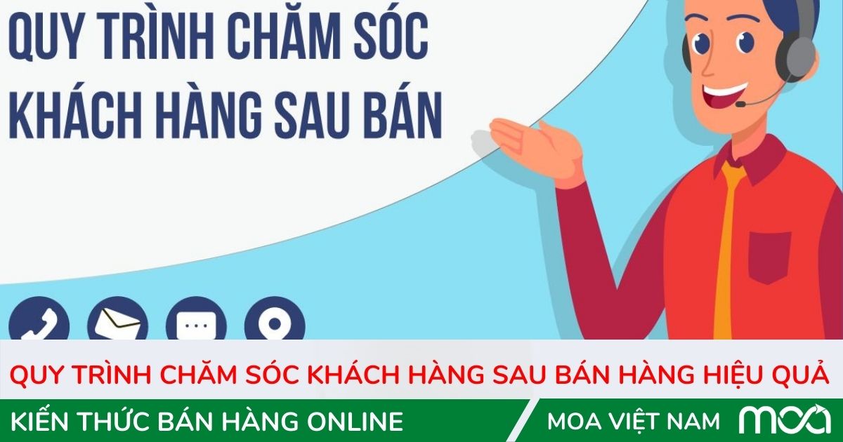 Quy trình chăm sóc khách hàng sau bán hàng hiệu quả