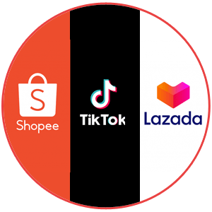 icon bán hàng trên shopee, tiktok