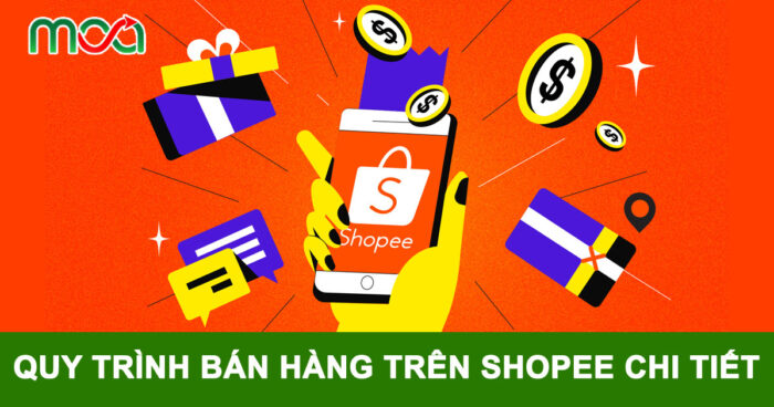 quy trình bán hàng trên shopee